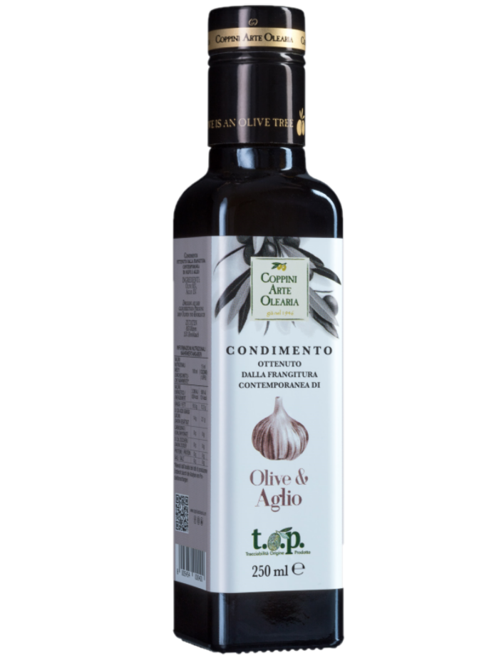 Condimento Olio Evo e Aglio da 250 ml di Coppini Arte Olearia