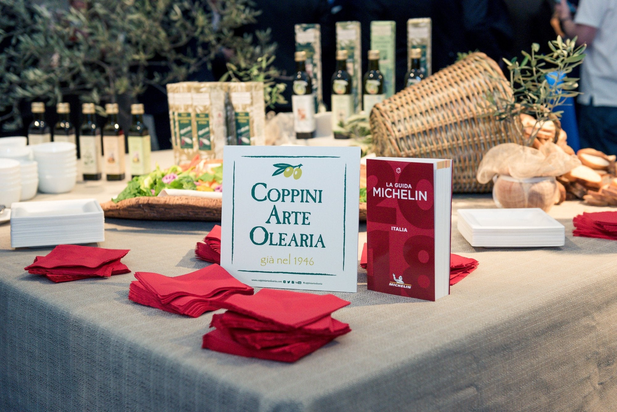 Guida Michelin e Coppini Arte Olearia 
