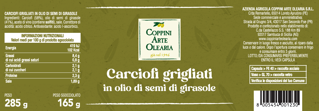 Carciofi grigliati