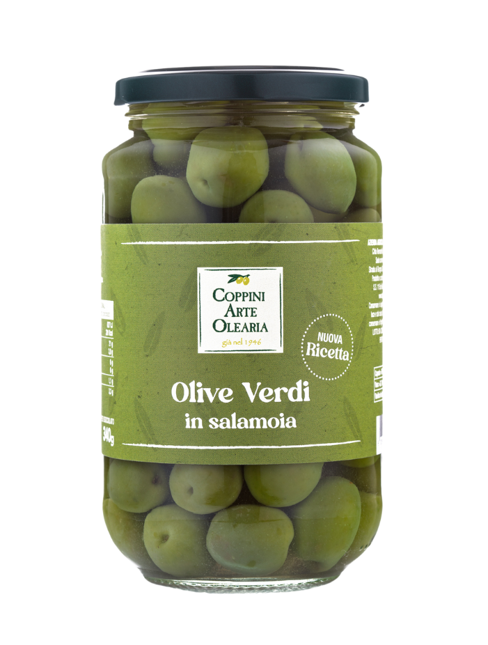 Olive verdi in salamoia - Nuova ricetta