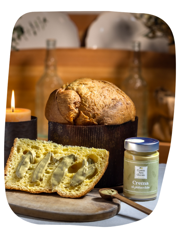 Panettone Artigianale & Crema al Pistacchio